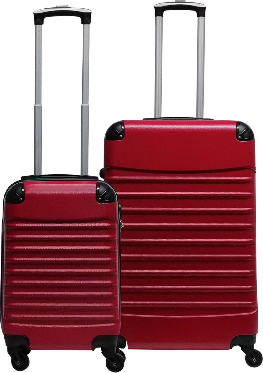 2-Piece Hardshell Luggage Set – Siena Rosso