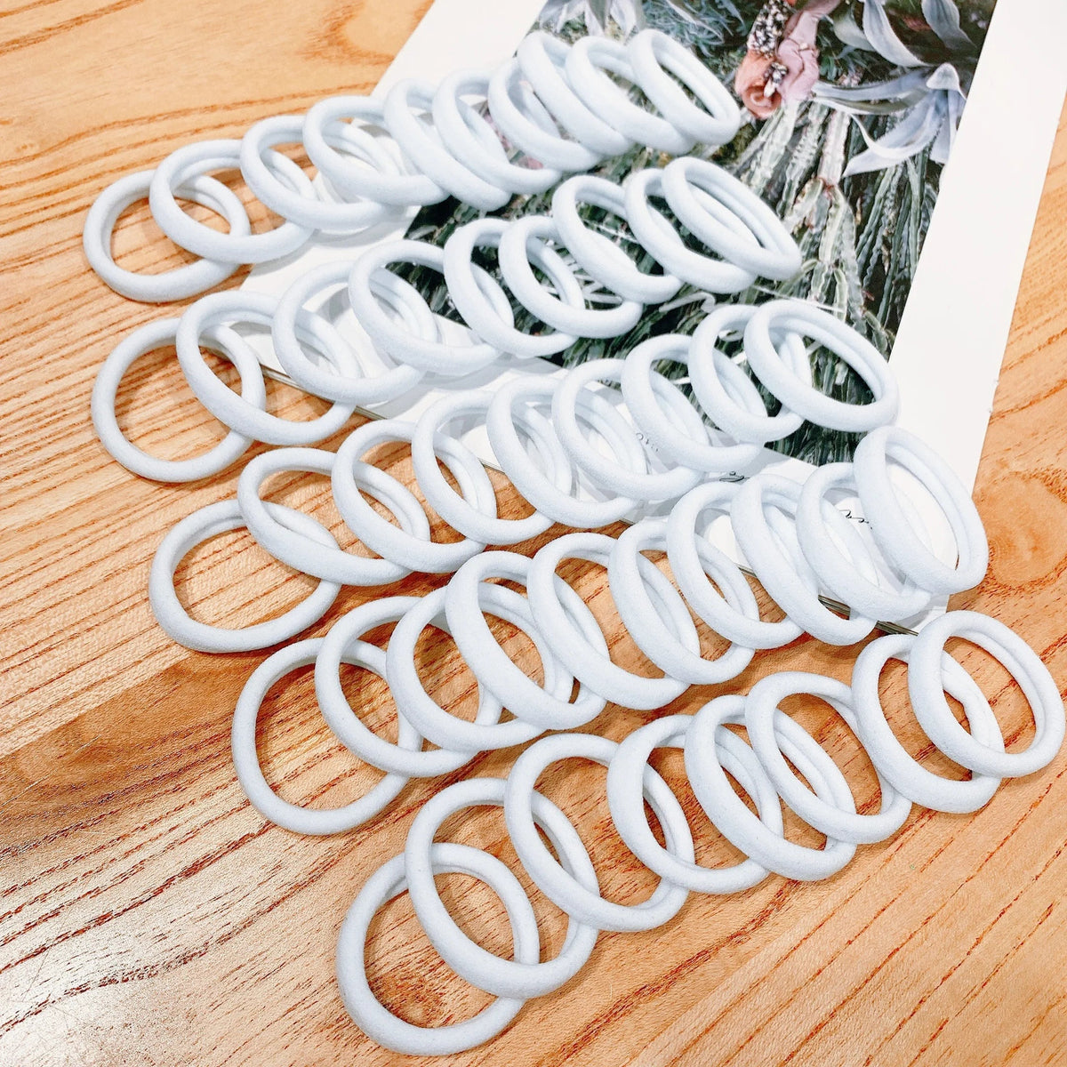 50-1000pcs Black Hair Ties Elastic Hair Bands Decorative Hair Accessories Set Holiday Gift For Girls Kids hair bands for girls