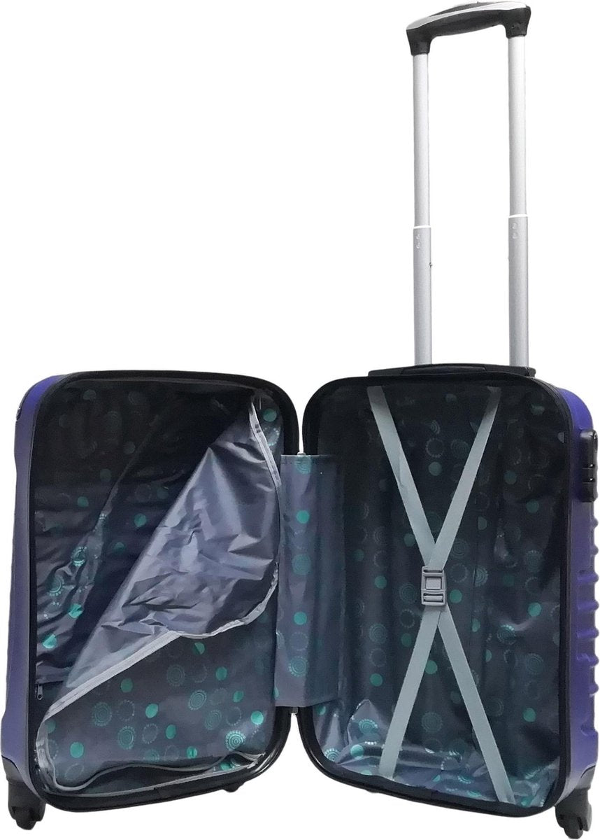 2-Piece Dark Blue Hardshell Luggage Set – Monaco