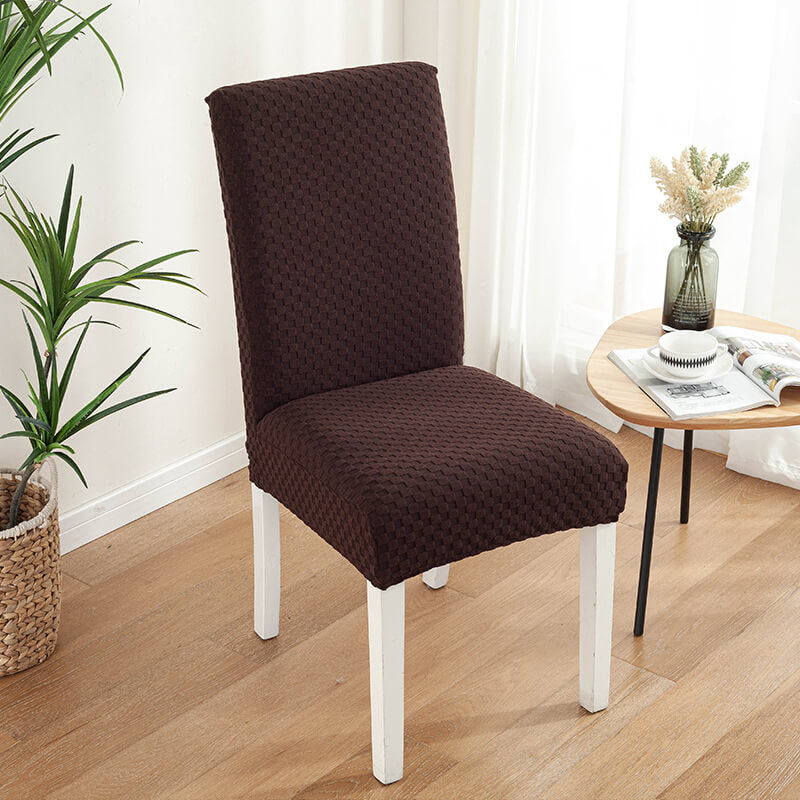 Square Jacquard Dining Room Chair Cover