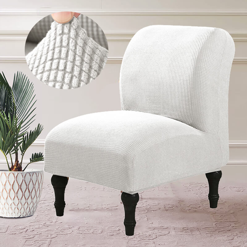 Armless Accent Chair Slipcover, Stretch Sofa Furniture Protector Covers