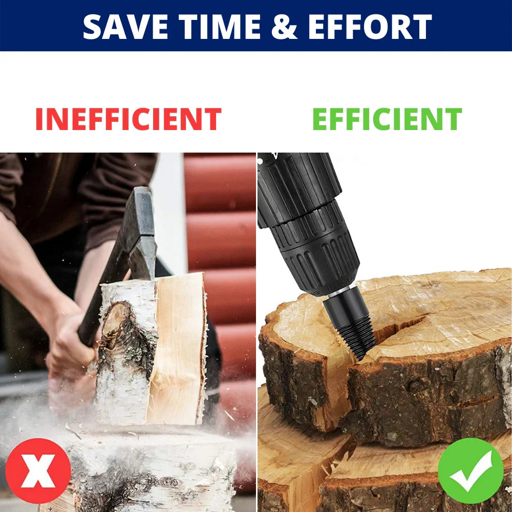 Heavy-Duty Firewood Drill Bit Set