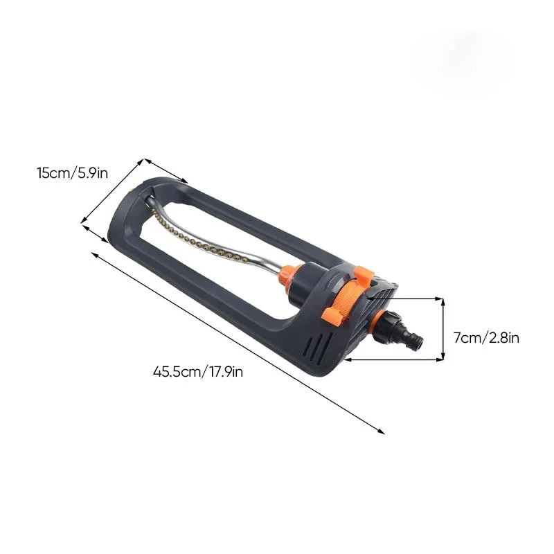 Oscillating Lawn Sprinkler, Automatic Watering, Easy Installation