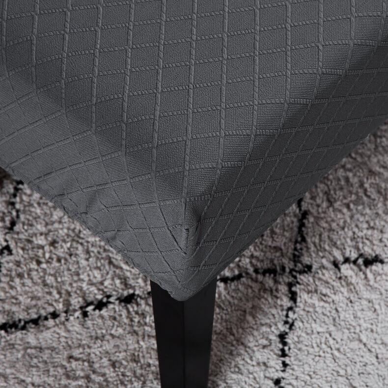 Stretch Jacquard Dining Bench Covers