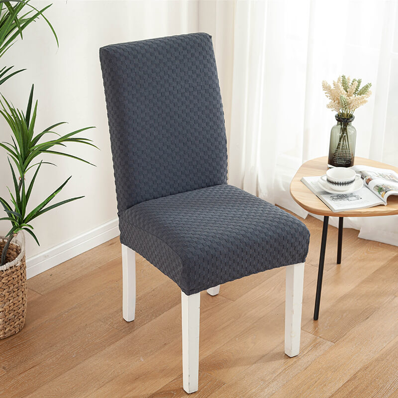 Square Jacquard Dining Room Chair Cover