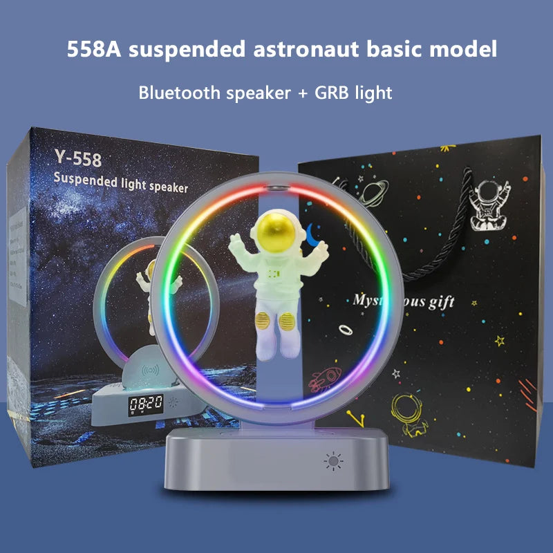 Astronaut Bluetooth Speaker with Levitation & RGB Light