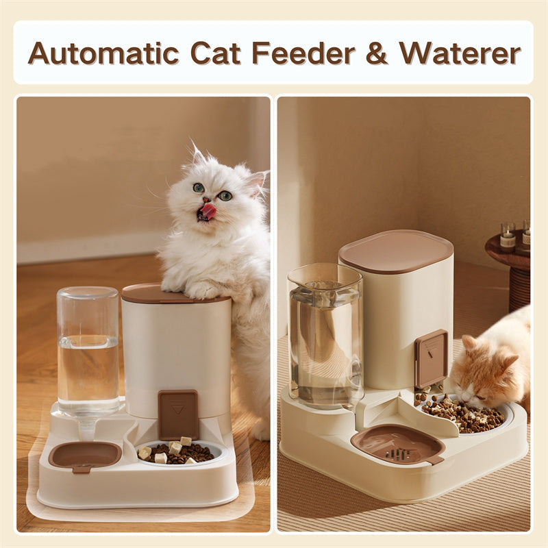 2-In-1 Automatic Cat Feeder & Waterer