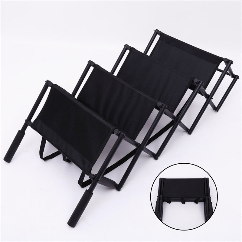 4-Level Foldable Metal Dog Steps for Car