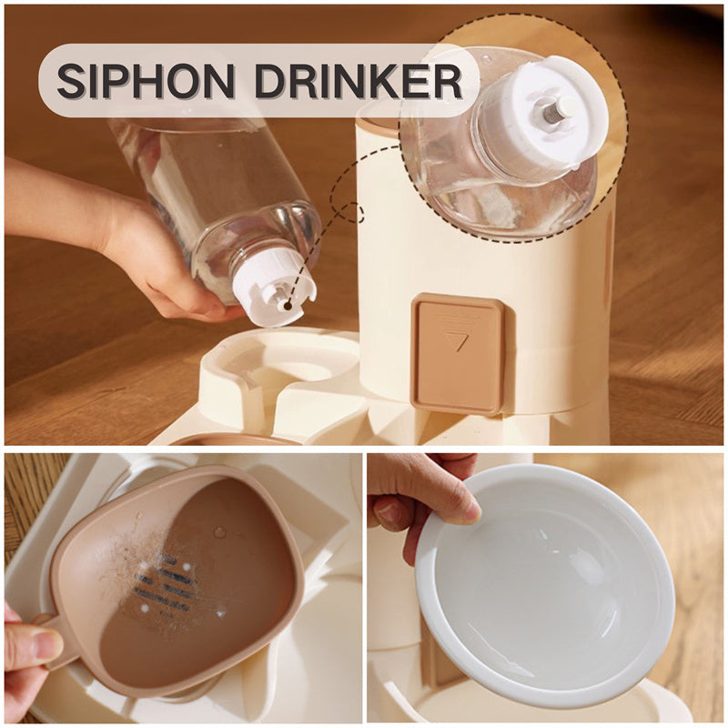 2-In-1 Automatic Cat Feeder & Waterer