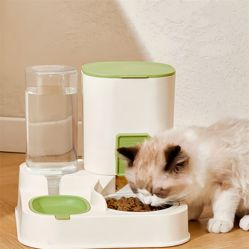 2-In-1 Automatic Cat Feeder & Waterer