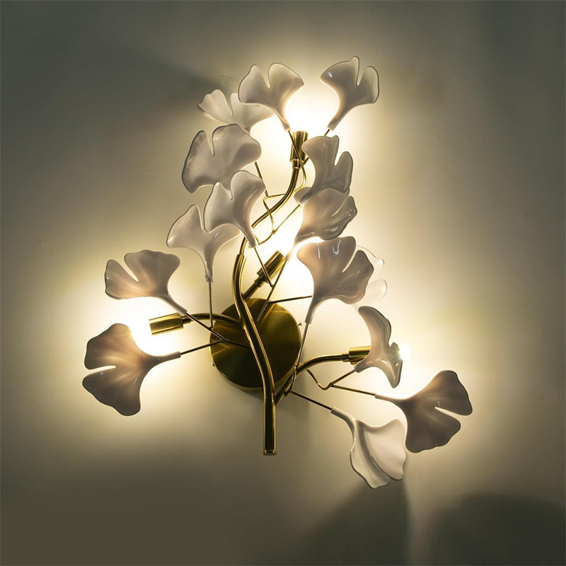 Modern Ginkgo Leaf Wall Lamps