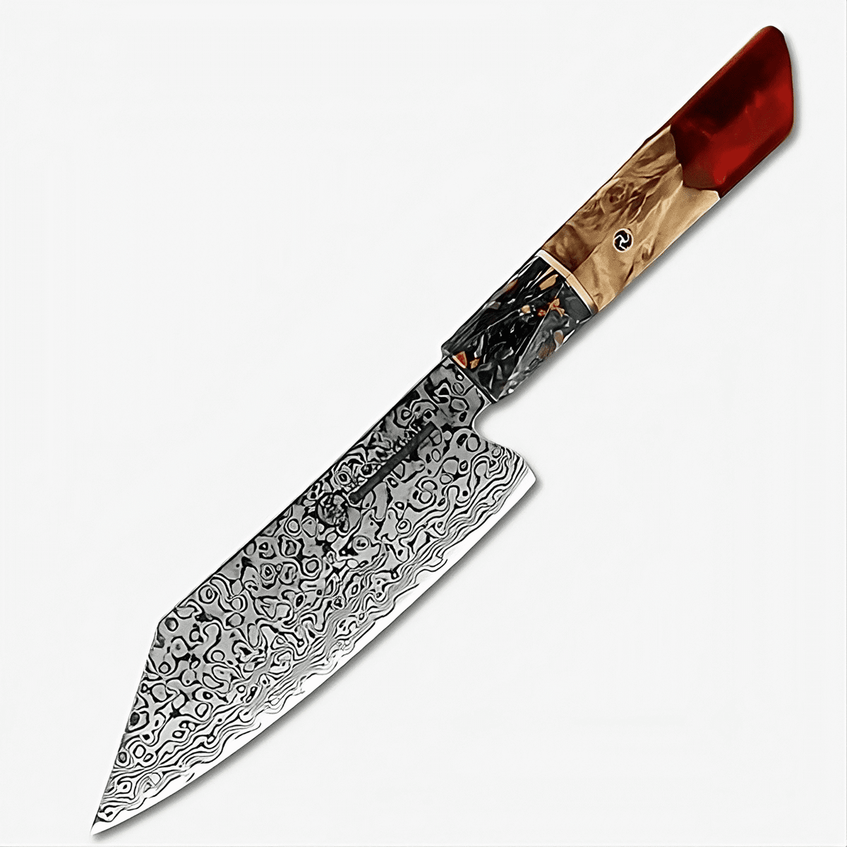 Agano 5.5″ Damascus Steel Bunka 文化