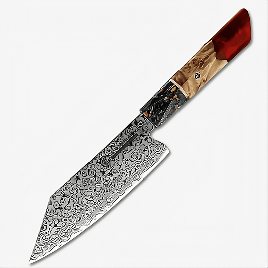 Agano 5.5″ Damascus Steel Bunka 文化