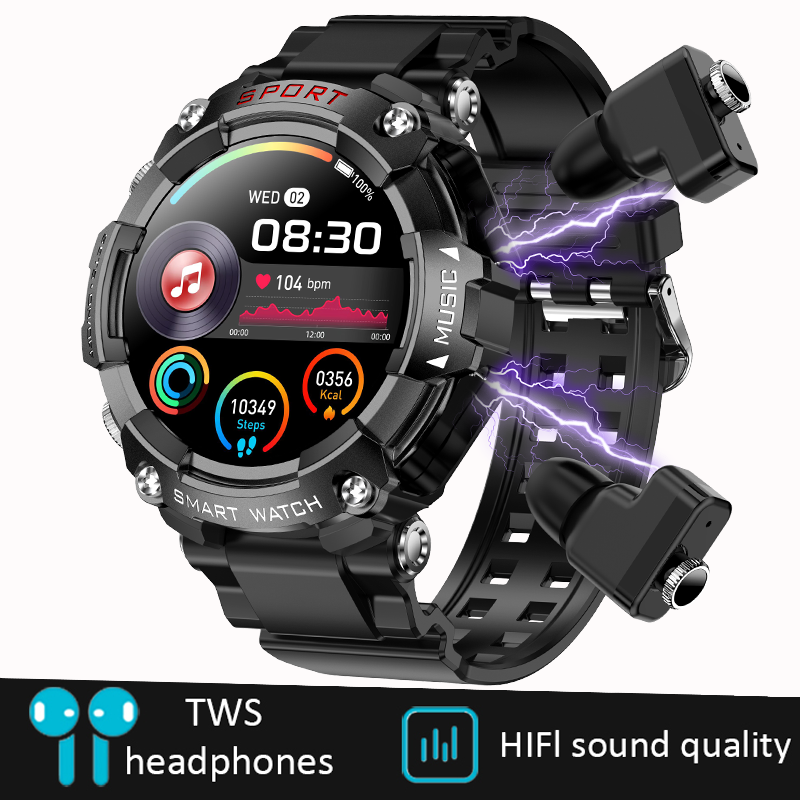 Sport Pro Smartwatch w/ Earbuds