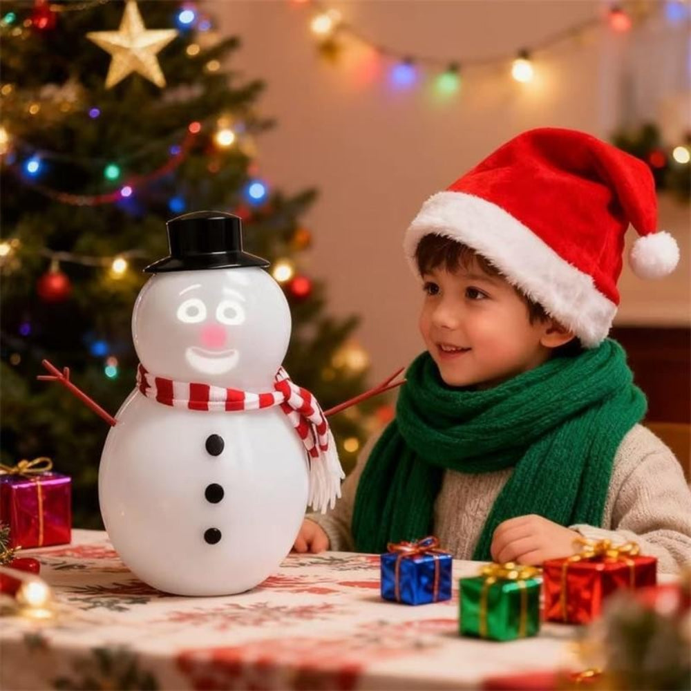 Animated Snowman Gift Decoration Light Projector Display