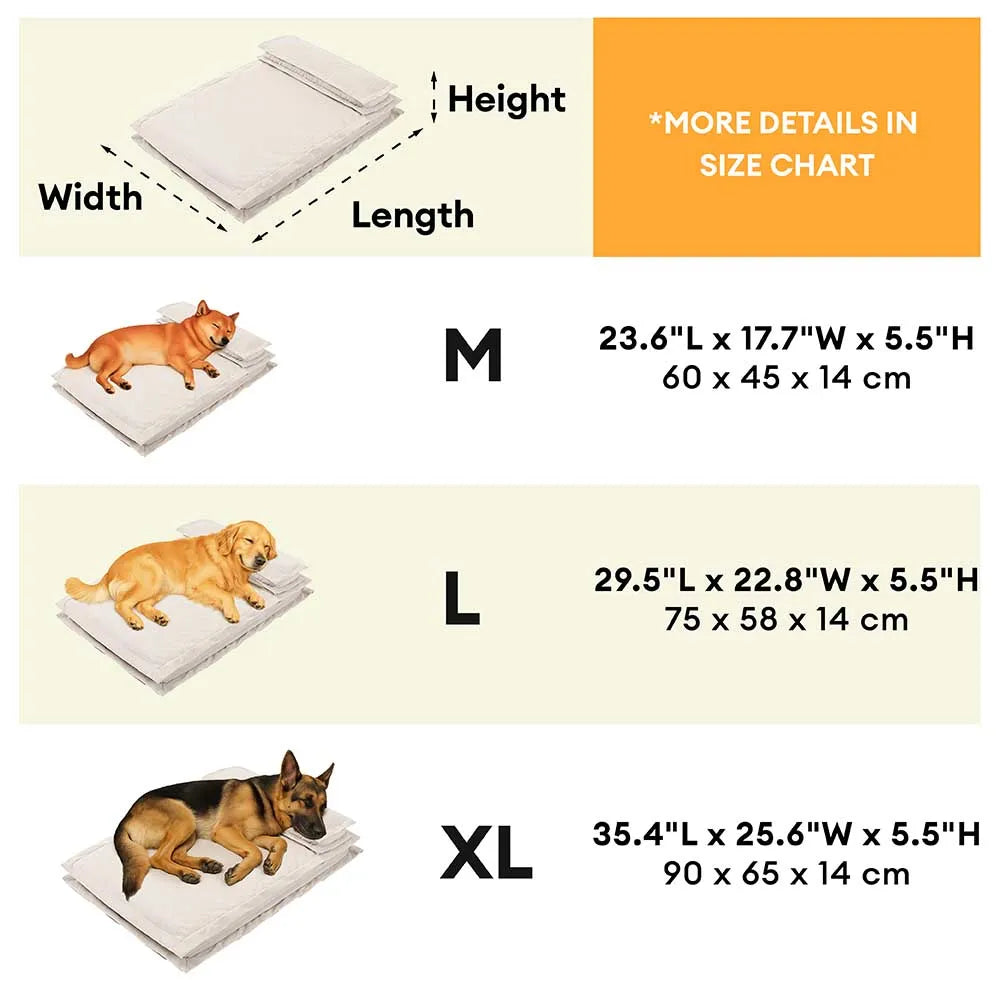 Anti-Anxiety Deep Sleeping Dog Bed with Sponge Support