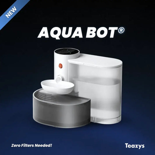 AQUA BOT The First Filterless Cat Water Fountain | Fresh Water Every Time