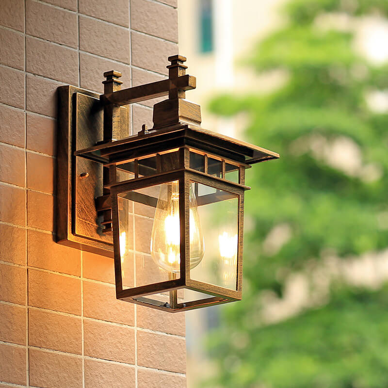 Outdoor Lantern Wall Light Waterproof