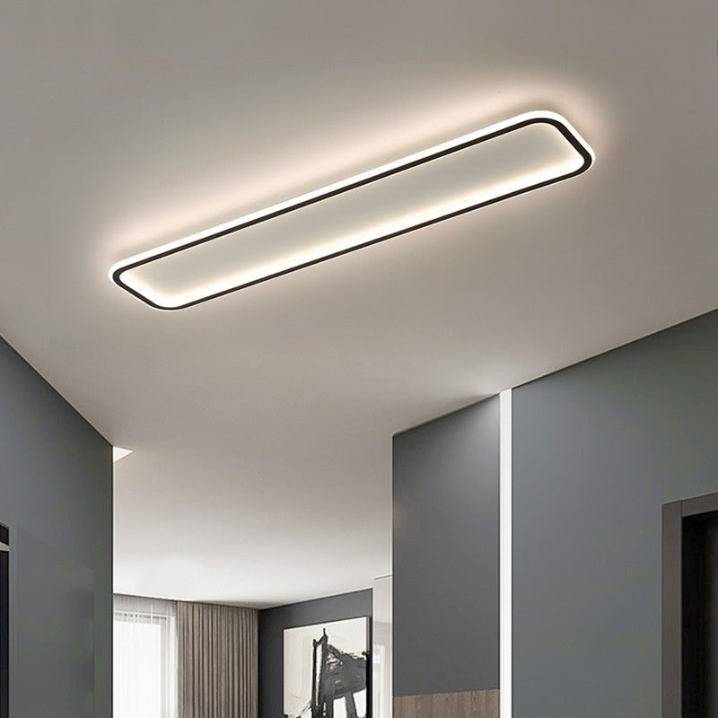 Minimalist Rectangular Flush Mount Ceiling Light