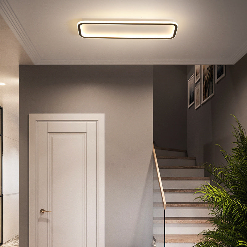 Minimalist Rectangular Flush Mount Ceiling Light