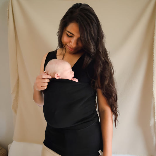 Baby Carrier Shirt Hands Free Wrap Style Infant Holder