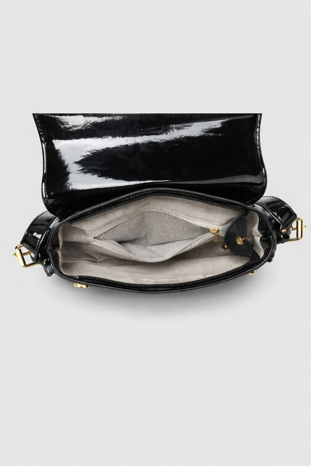 Black everyday handbag | Taormina