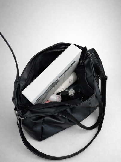 Black tote bag for school | MILANO