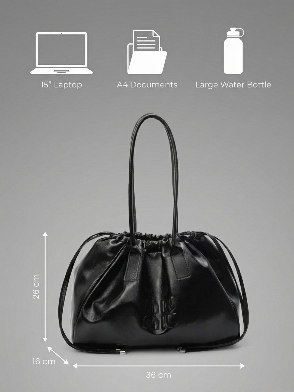 Black work tote bag | PARMA