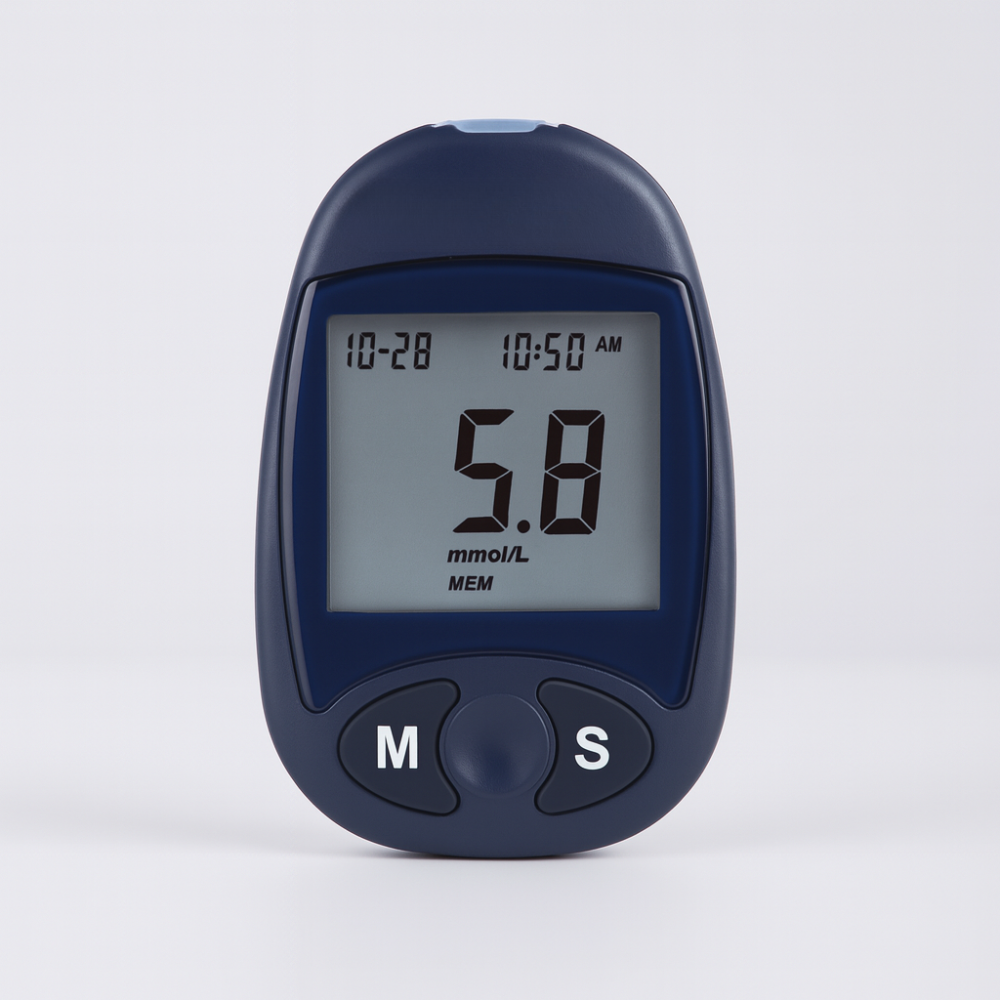 Blood Glucose Monitor Portable Digital Tester Accurate Reading Device
