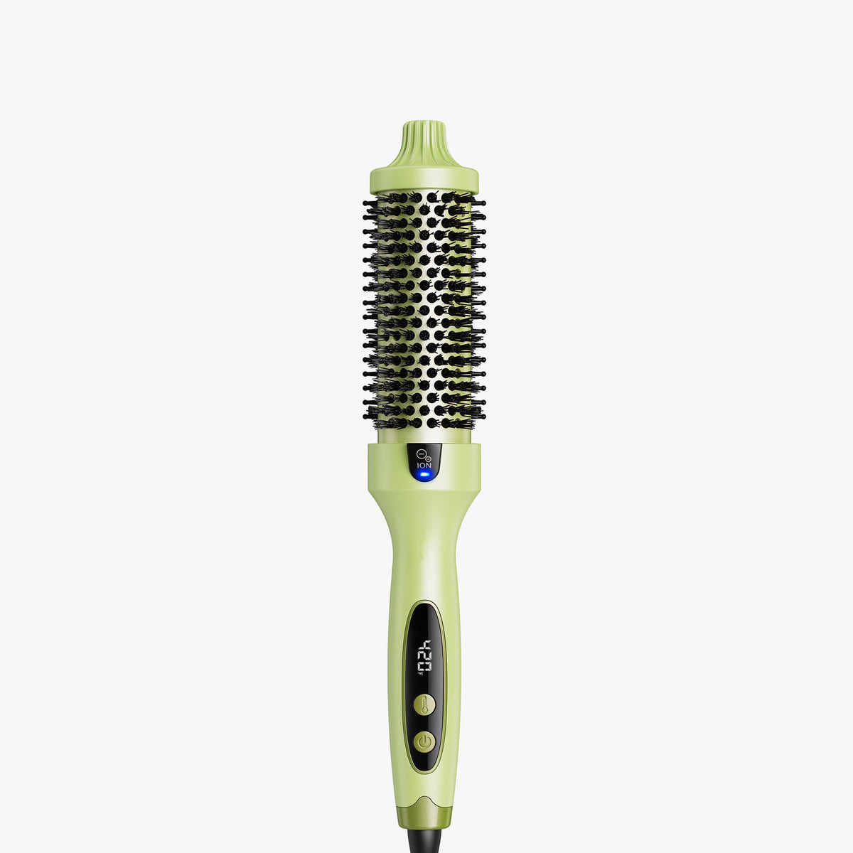 Avichic Thermal Blowout Brush – 1.5″ Ceramic Tourmaline Barrel, 5‑Heat Settings, Dual Voltage, Ionic Frizz Control