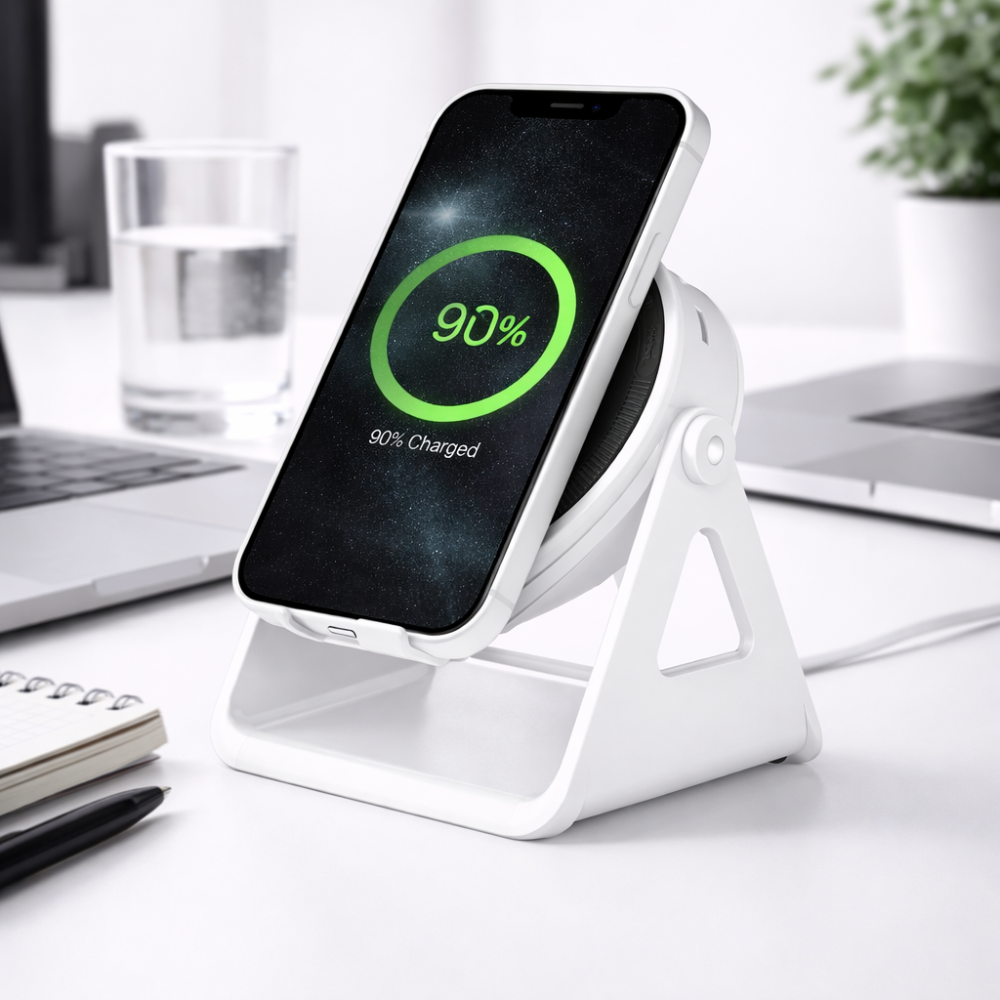 Bluetooth Speaker Phone Stand Wireless Induction Audio Dock