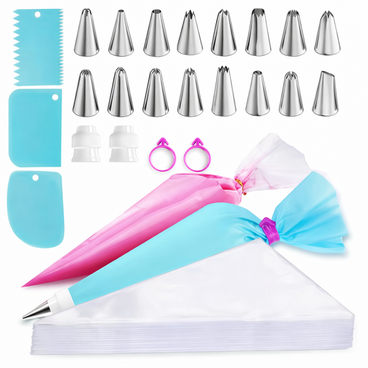 Cake Decorating Kit Piping Bags Tips Set