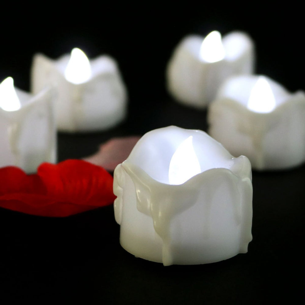 Candle Holders Flameless LED Lights Set Home Decor Ambience