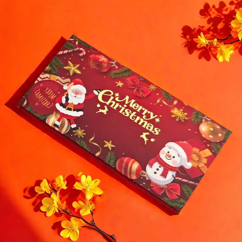 Cash Envelope Christmas Red Gift Pack Set Money Card Holder