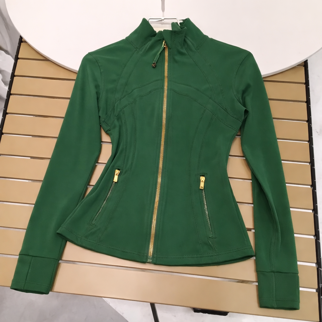 Women Tracksuit Zip Jacket Workout Yoga Activewear