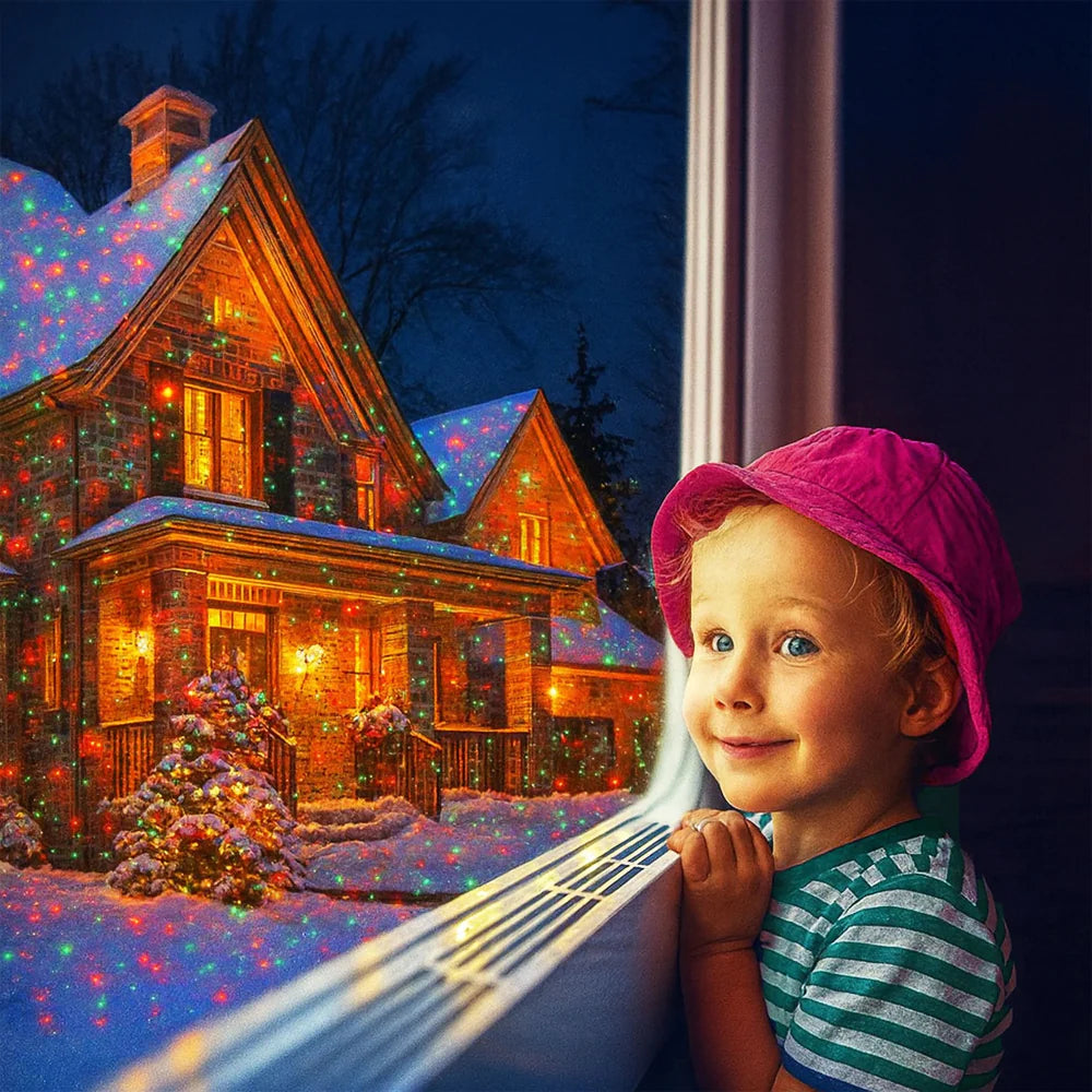 Christmas Light Projector Outdoor Waterproof Laser Display