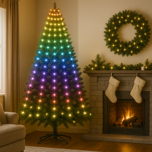 Christmas Lights LED Tree Outdoor Smart Remote Control Decoration