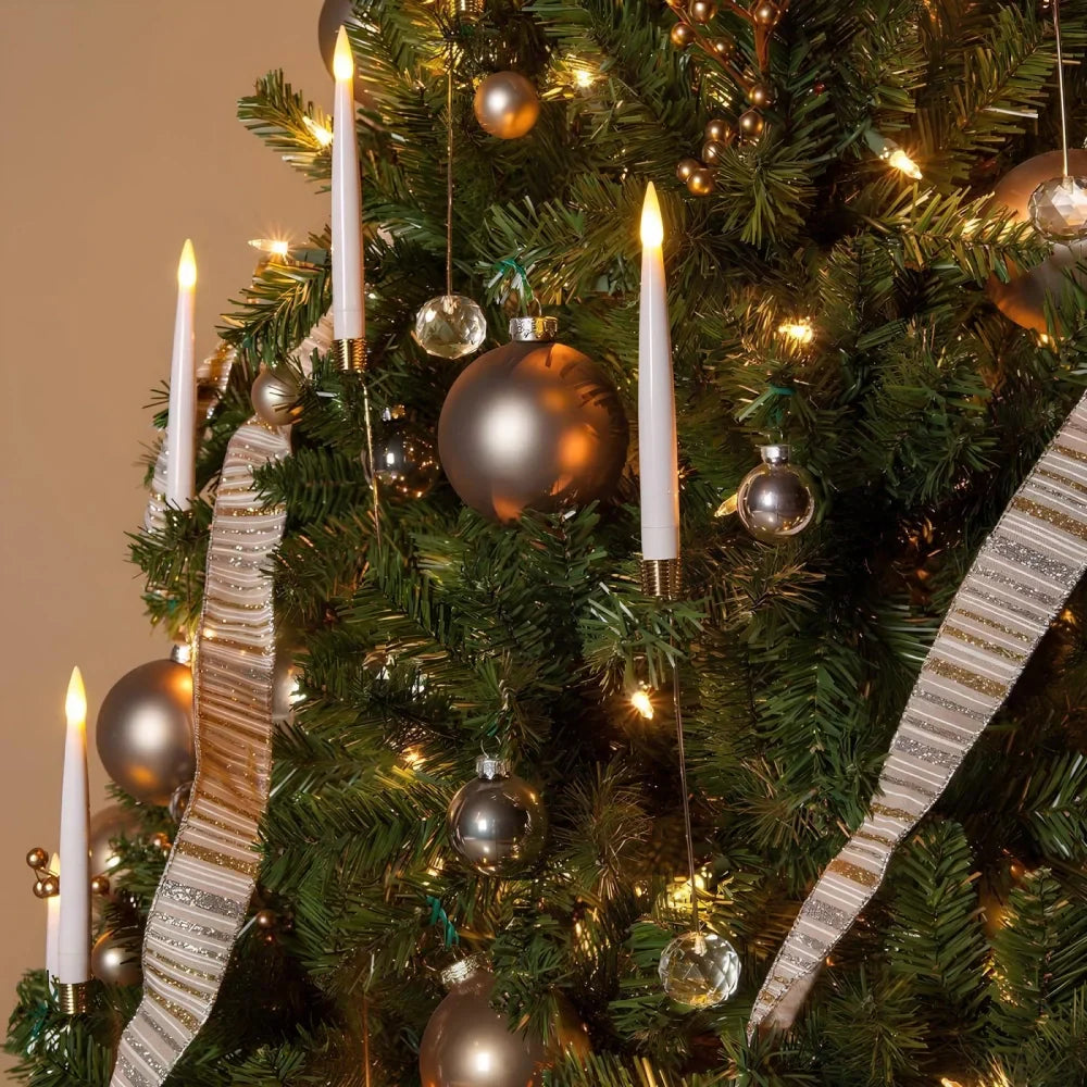Christmas Ornament LED Candles Flickering Flameless Tree Lights
