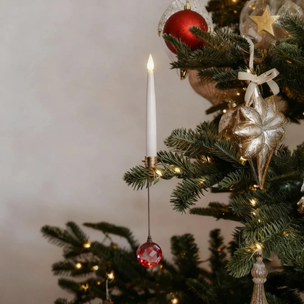 Christmas Ornament LED Candles Flickering Flameless Tree Lights
