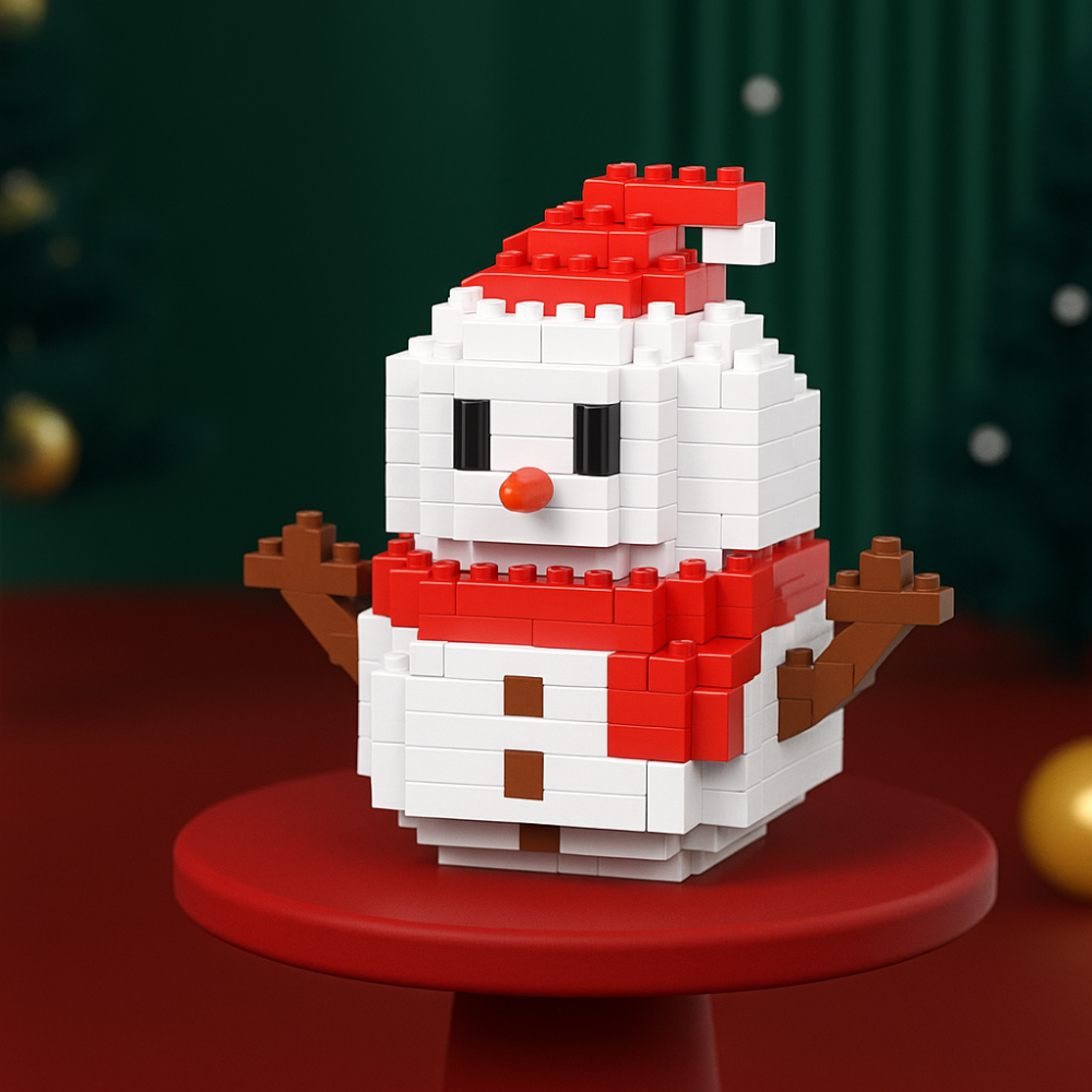 Christmas Toy Building Blocks Set Creative Construction Figures
