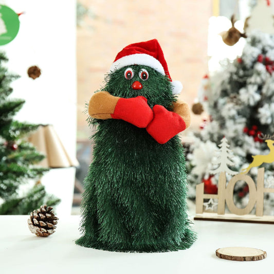 Christmas Toy Plush Dancing Tree Animated Music Decoration