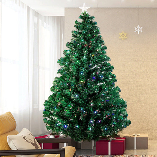 Christmas Tree LED Lights Multicolor Star Topper Home Decoration