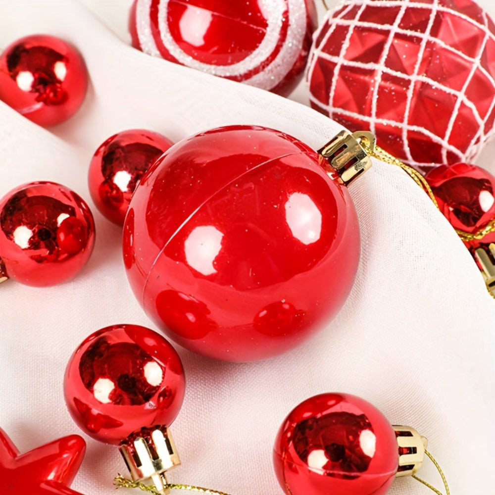 Christmas Ornaments Set Classic Tree Hanging Decorative Balls