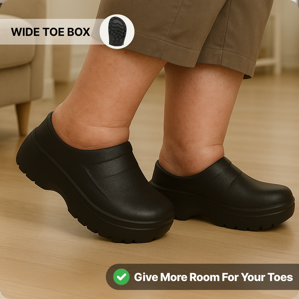 Torrey Classic Non-Slip Comfort Clogs – Supportive Fit