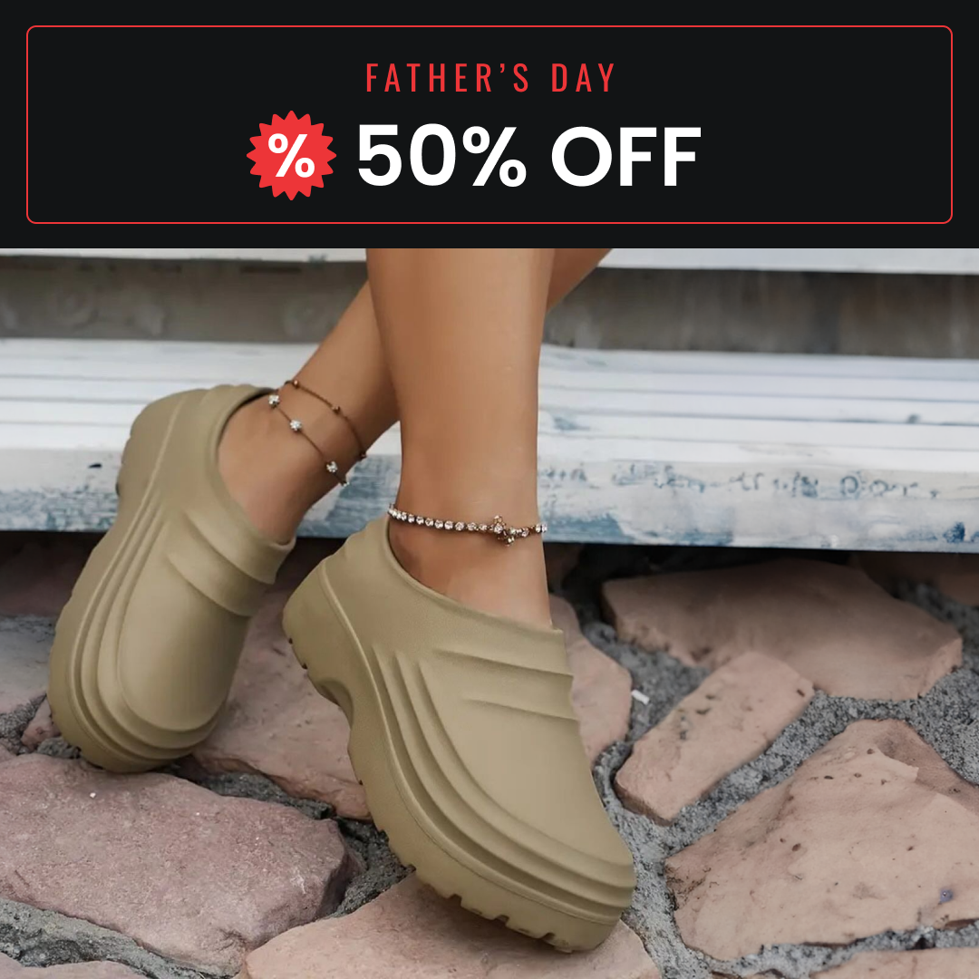 Waterproof Slip-On Clogs with Arch Support – Lightweight Comfort