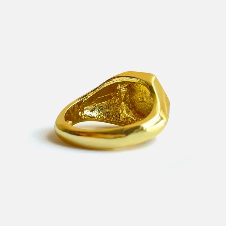 Daisy Signet Golden Ring