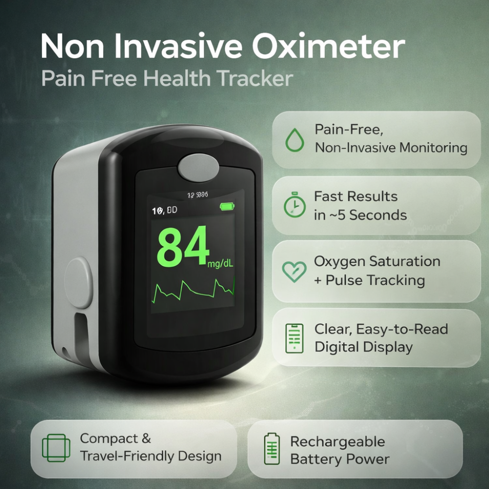 Pulse Oximeter Non Invasive Digital Blood Oxygen Monitor