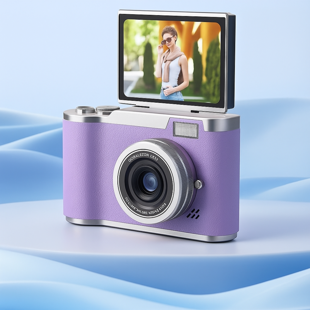 Digital Camera Gift 4K Flip Screen Vlogging Video Recorder