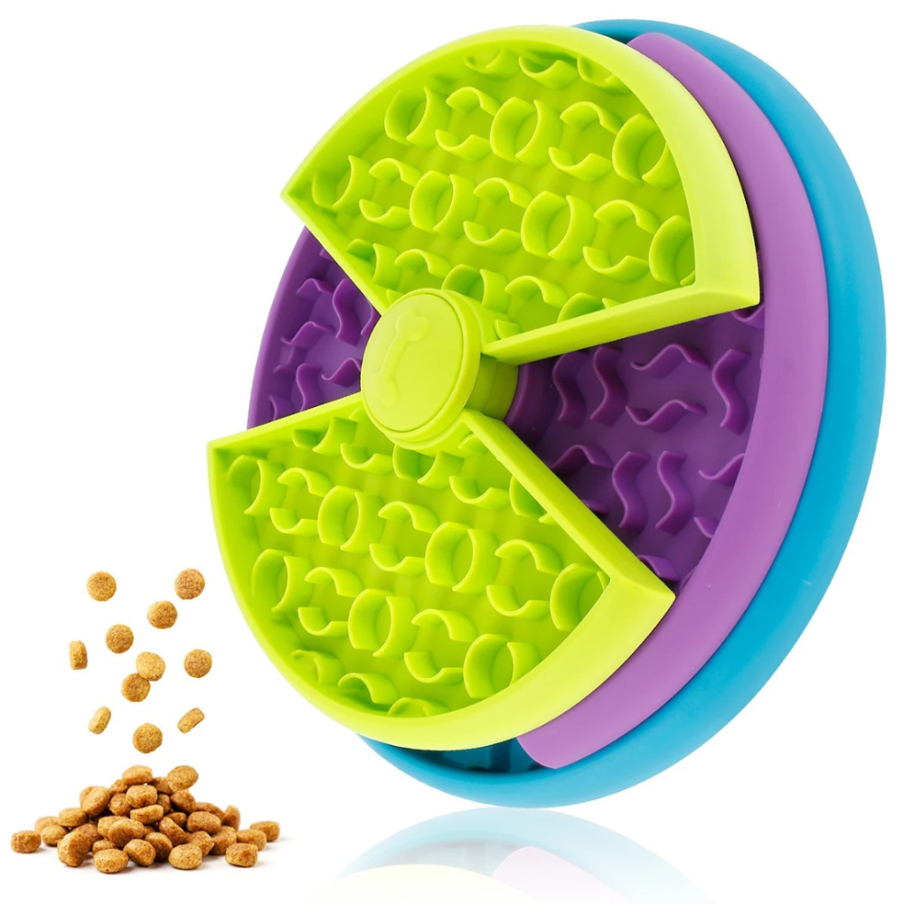 Dog Bowl Food Dispenser Interactive Slow Feeder
