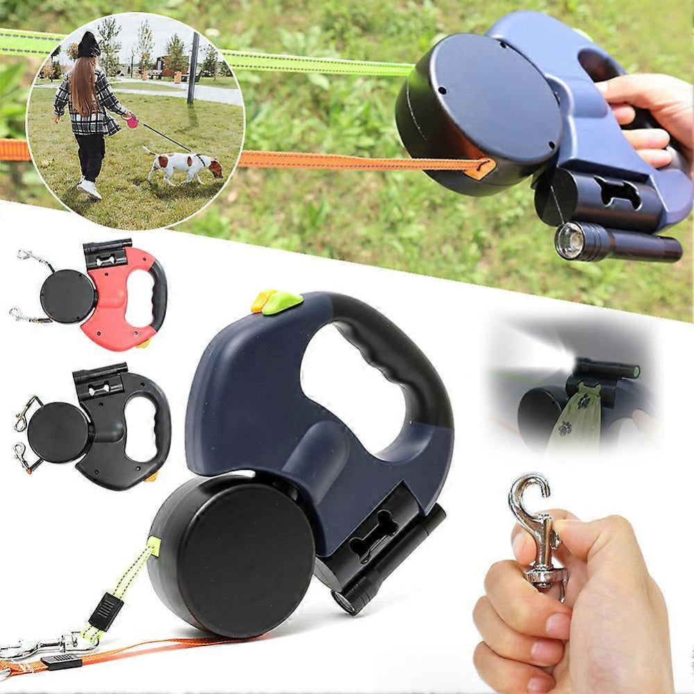 Dog Leash No Tangles Two Retractable Lead